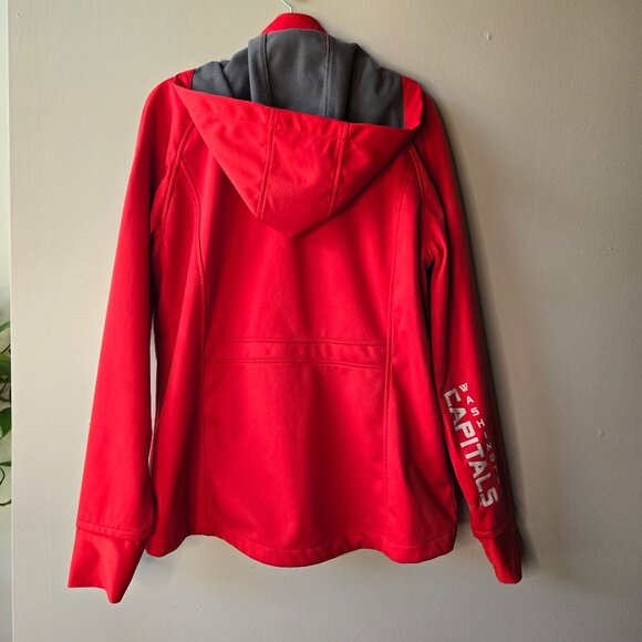 Washington Capitals NHL Red Hooded Jacket L/G By G-III Sports - Picture 2 of 12